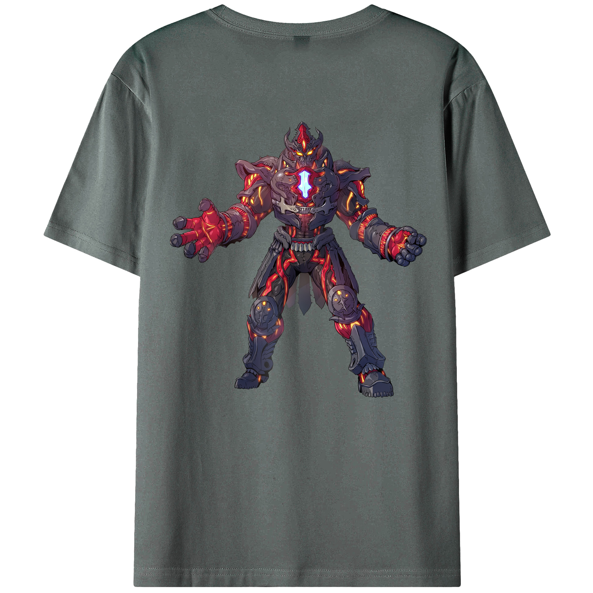 （画像用） ウルトラマン Ultraman 綿100％ メンズ半袖Tシャツ（バックプリント） 通気性